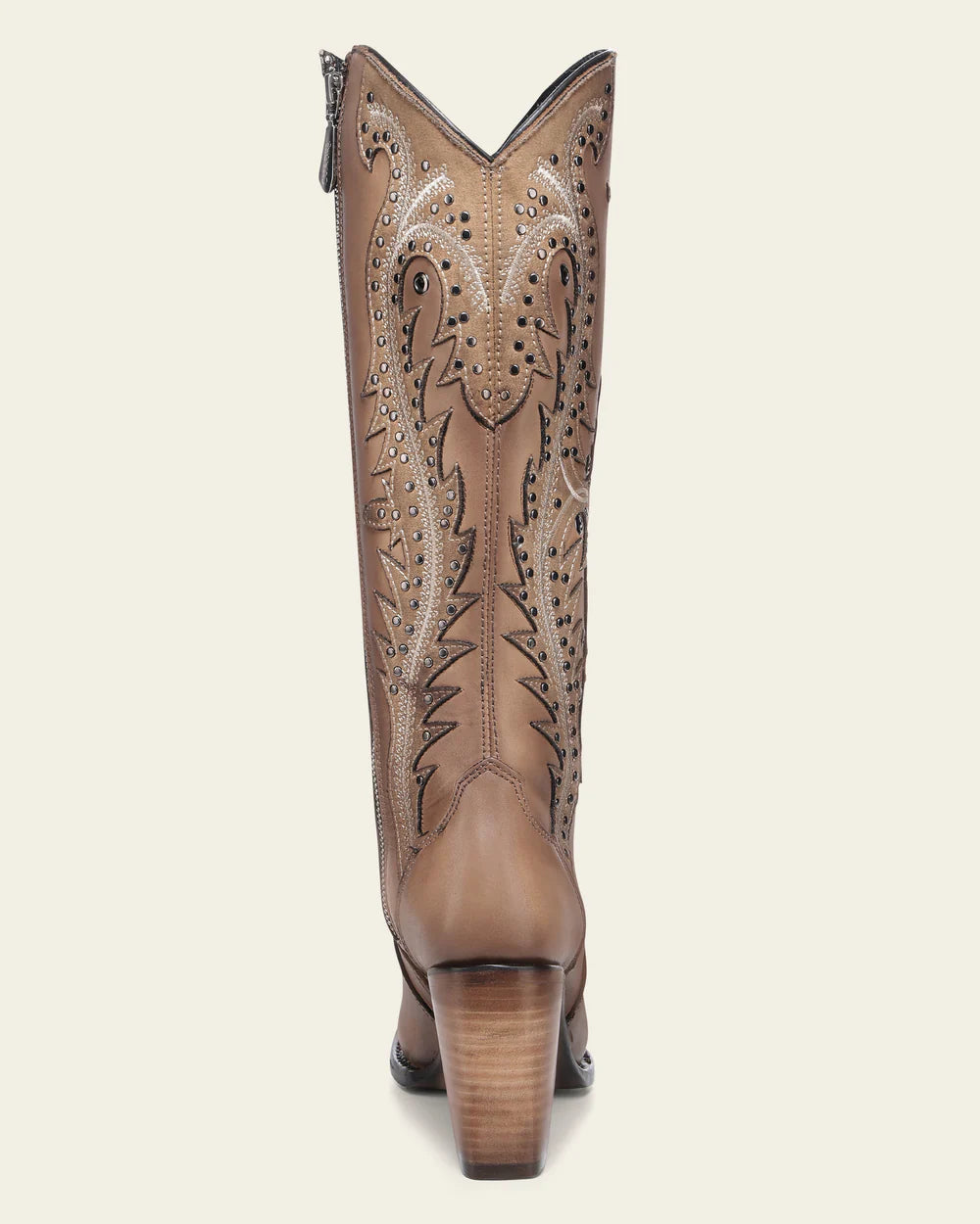 Botas Western Altas Pintadas a Mano Cuero Azul
