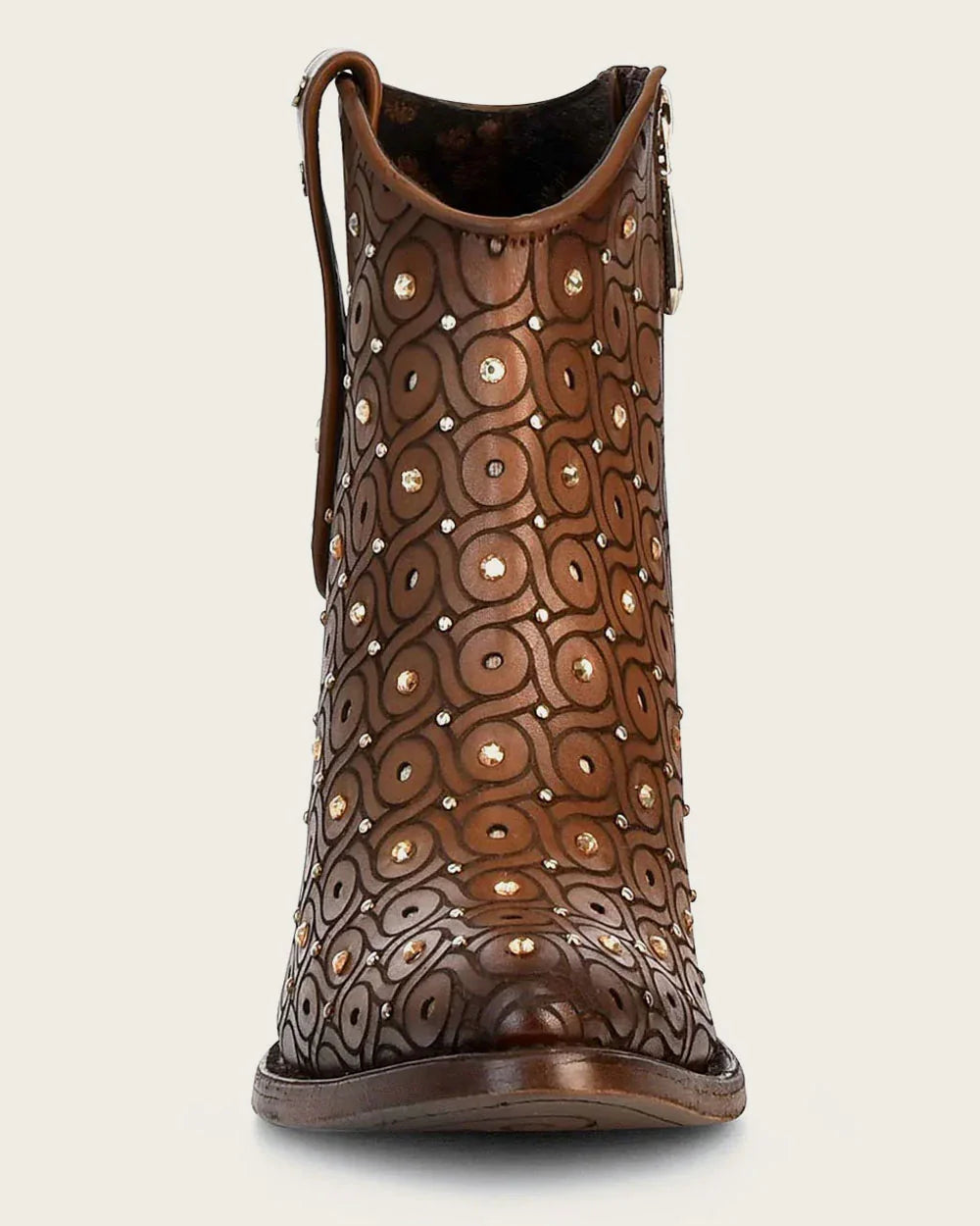 Botin Tejido a Mano Color Miel