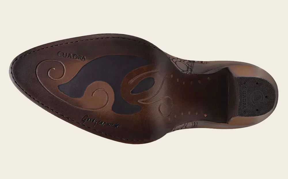 Botin Tejido a Mano Color Miel