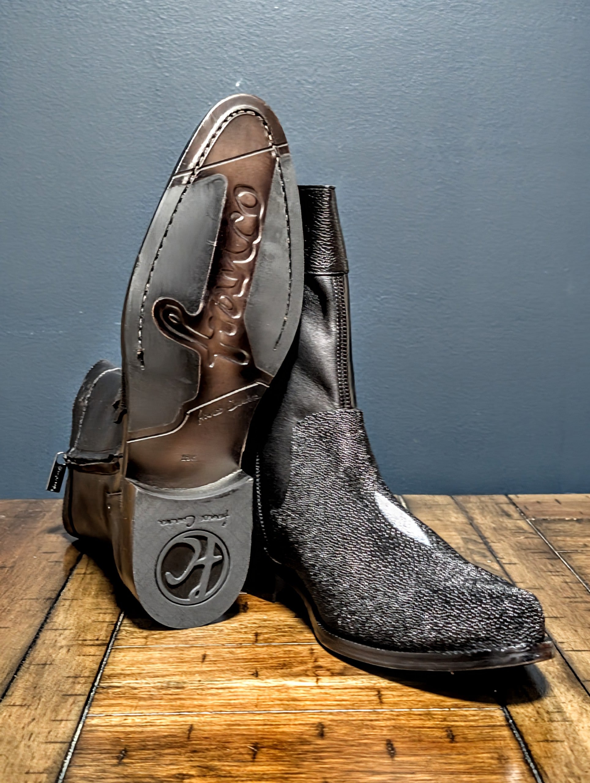 Cuadra Botas de Vestir en Piel de Mantarraya