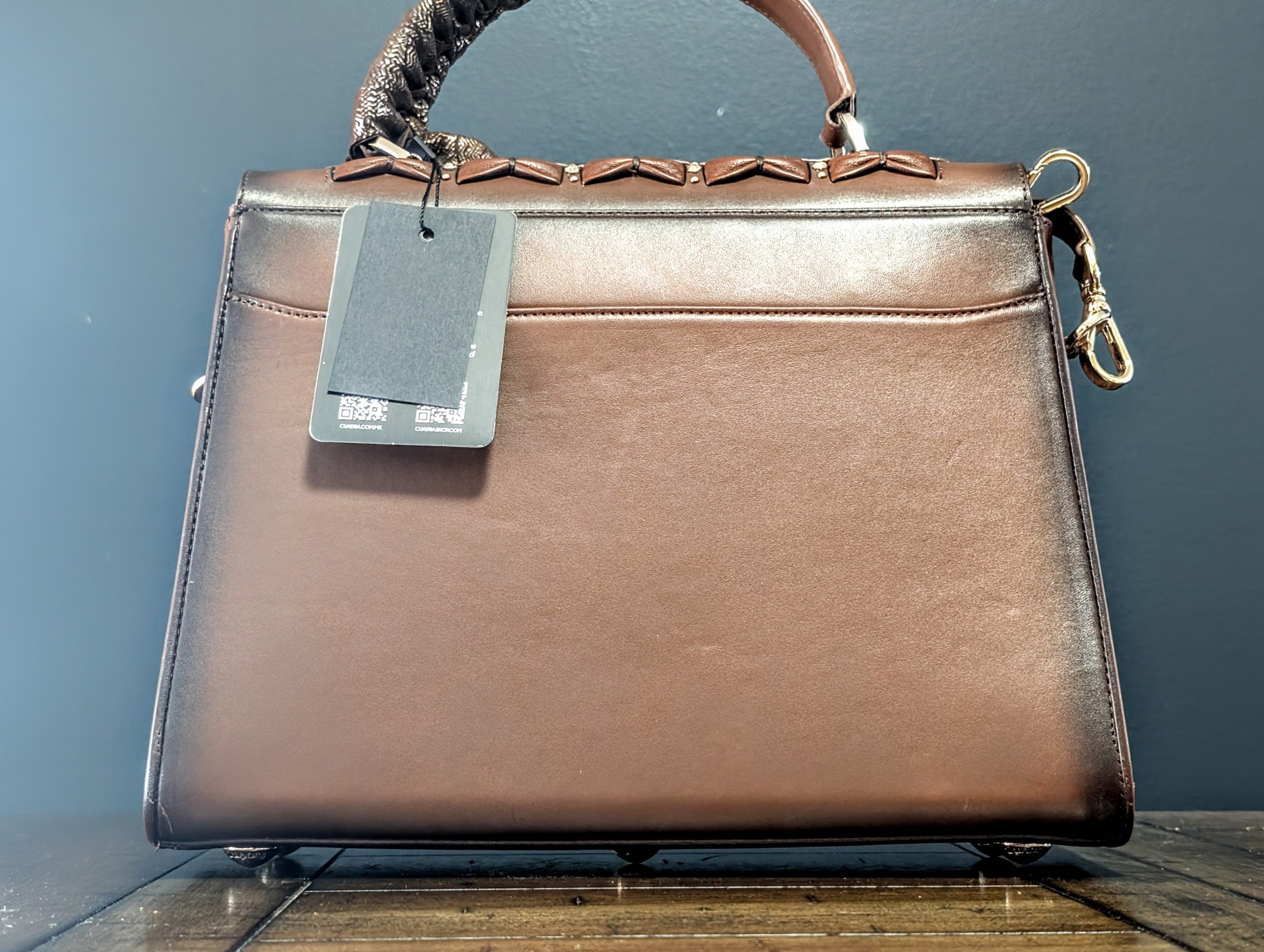 Bolsa de Dama Azteca en Color Cafe