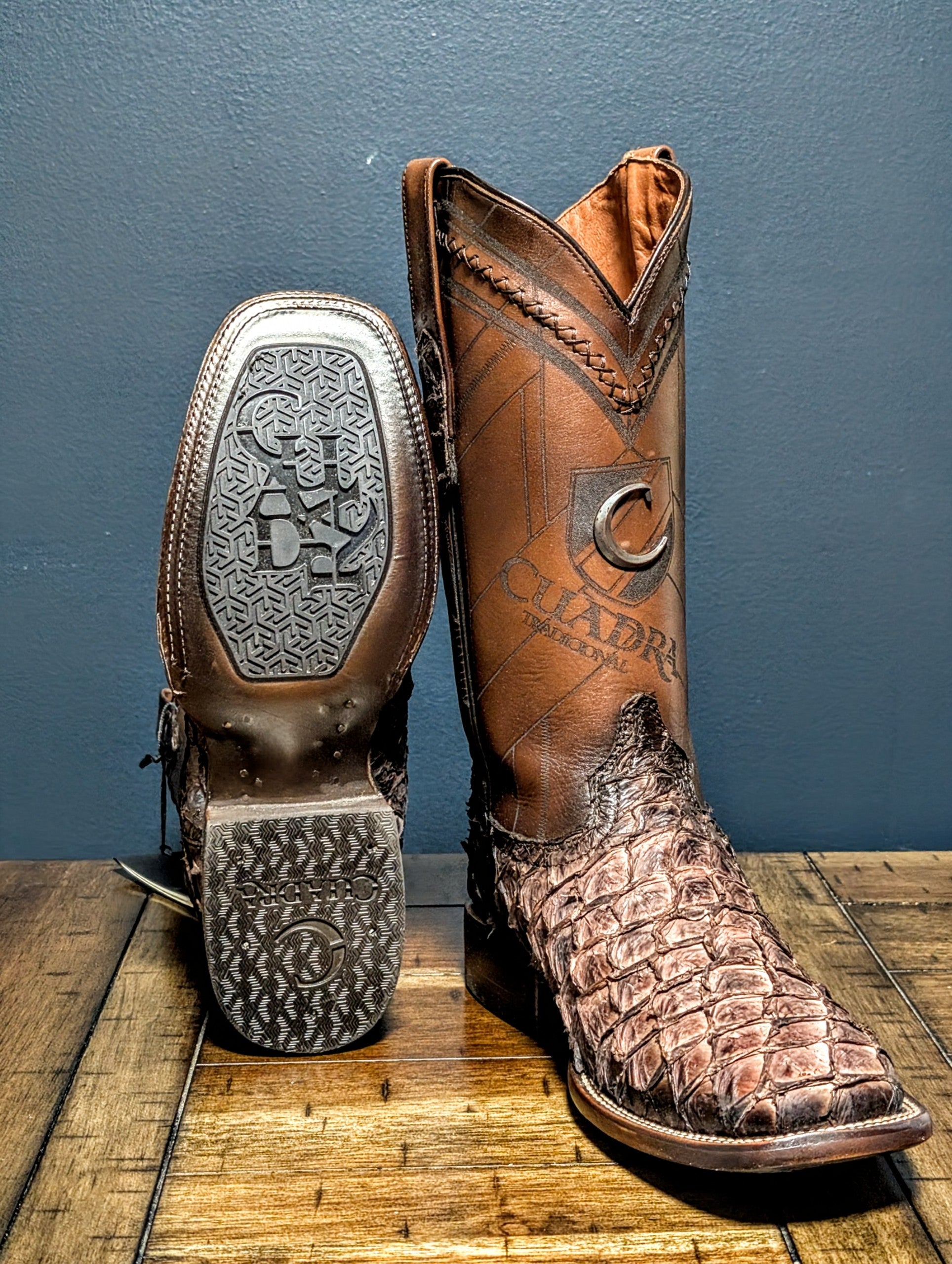 Botas en Piel de Pescado Horma Rodeo