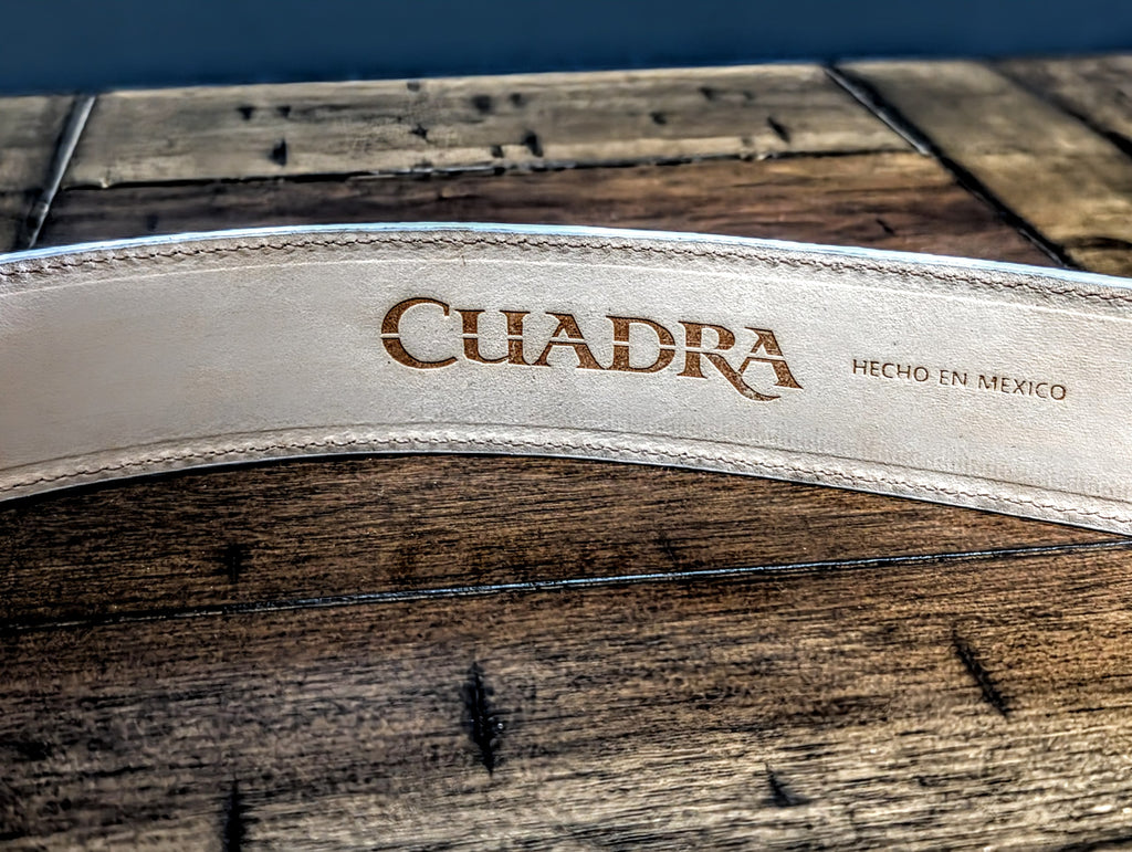 Cinturón para Dama Blanco Cuadra