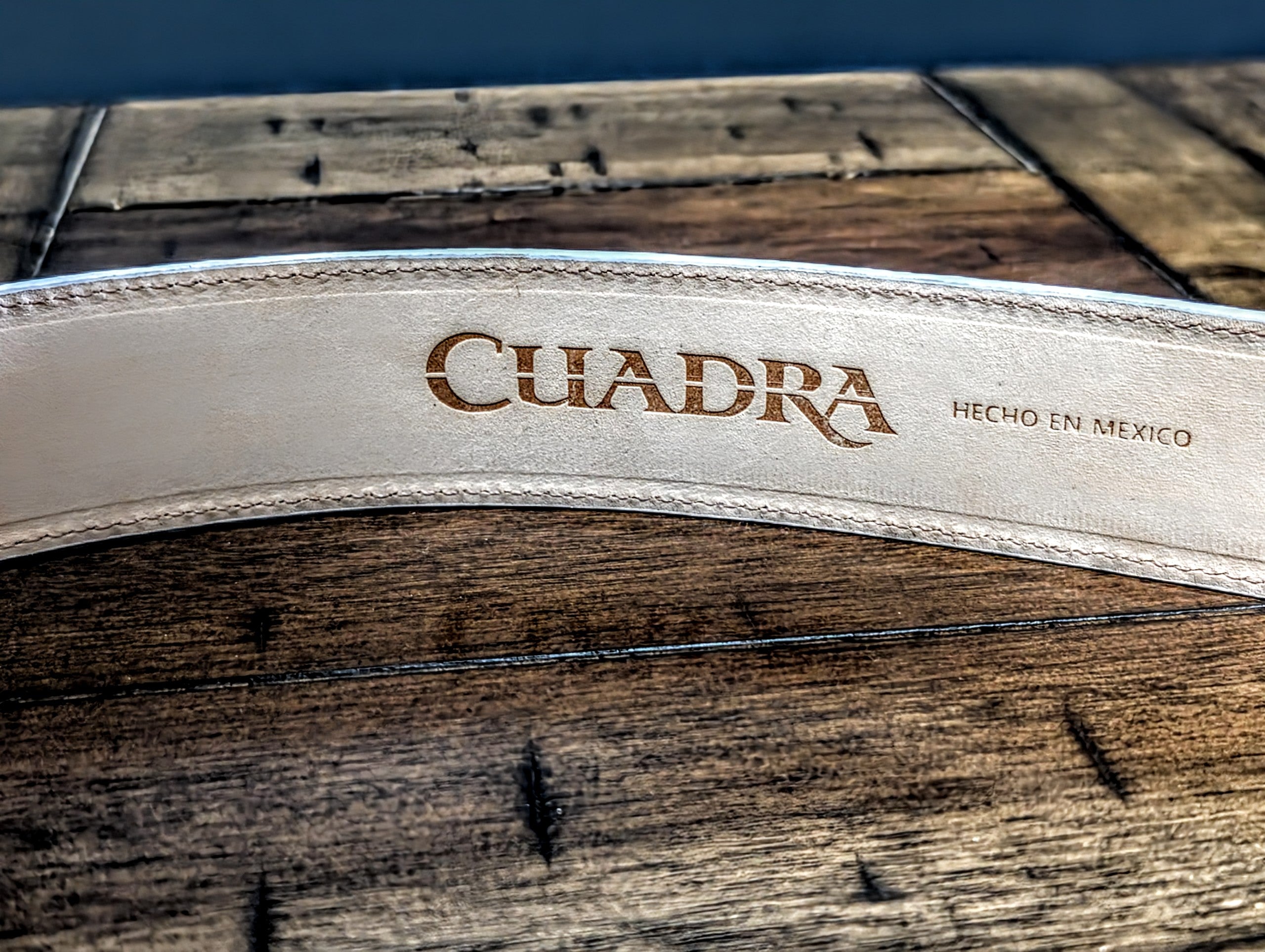 Cinturón para Dama Blanco Cuadra