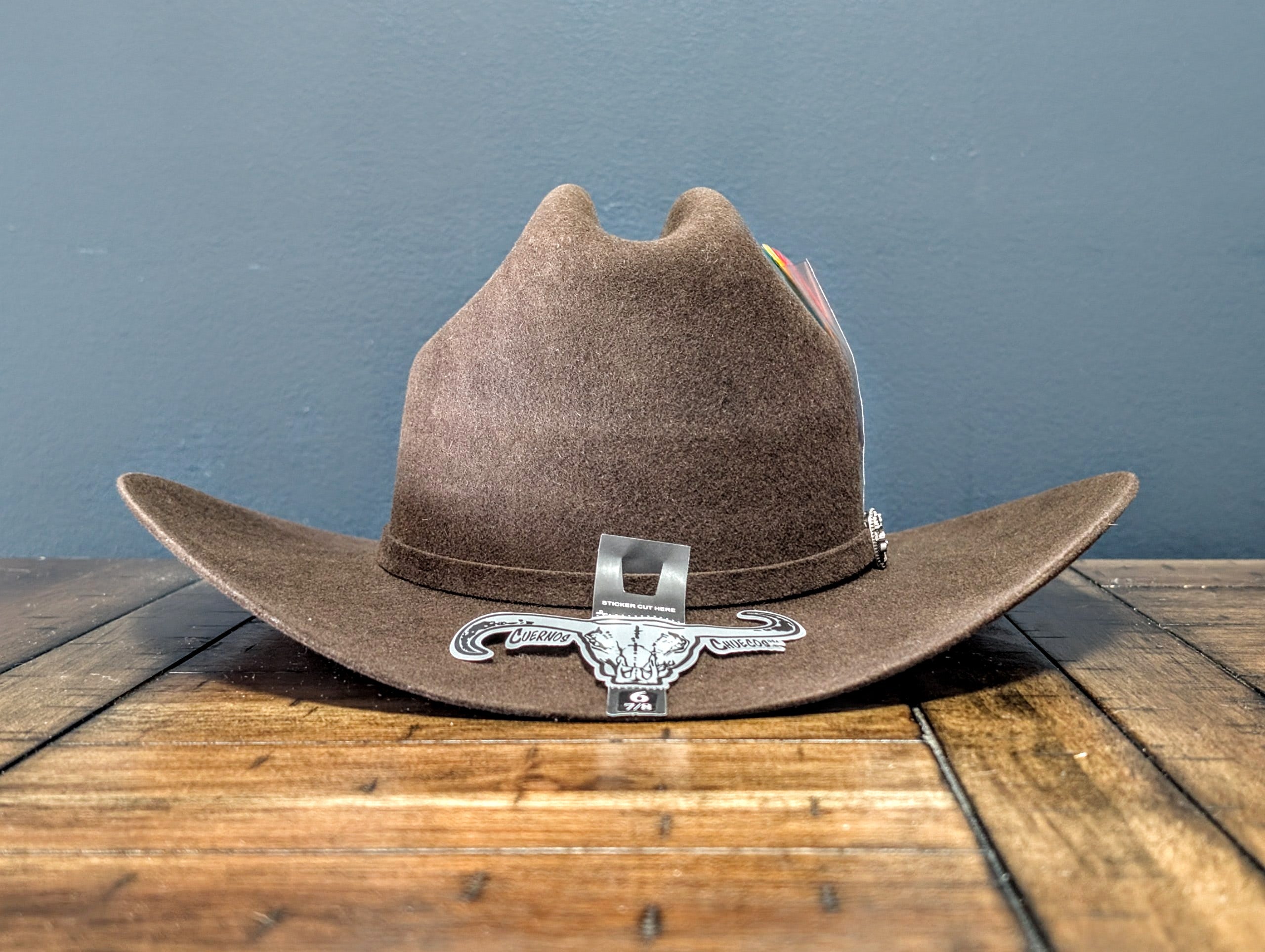 Texana 6X Chaparral Cuernos Chuecos Cafe