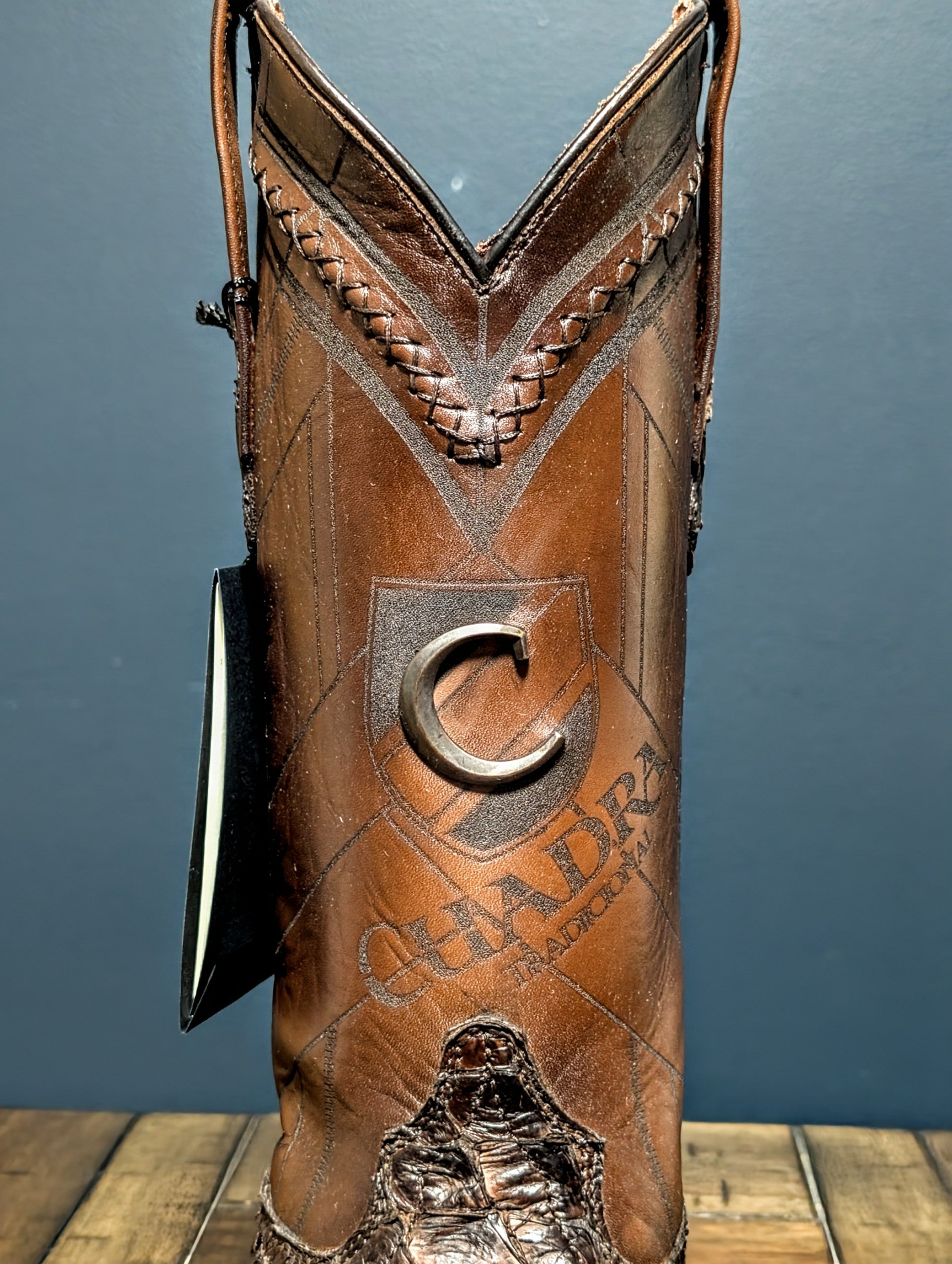 Botas en Piel de Pescado Horma Rodeo