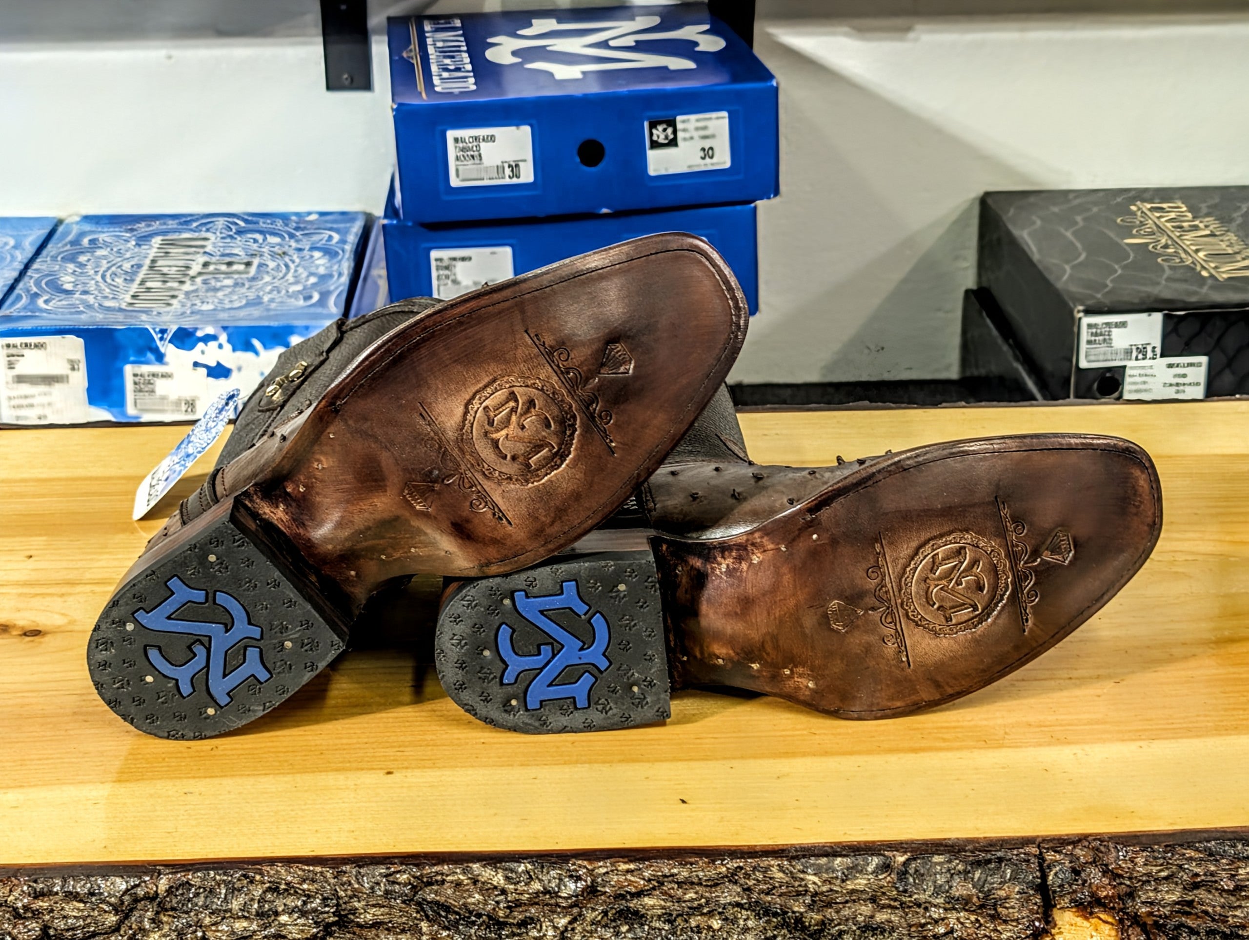 El Malcreado Dylan Avestruz Color Tabaco