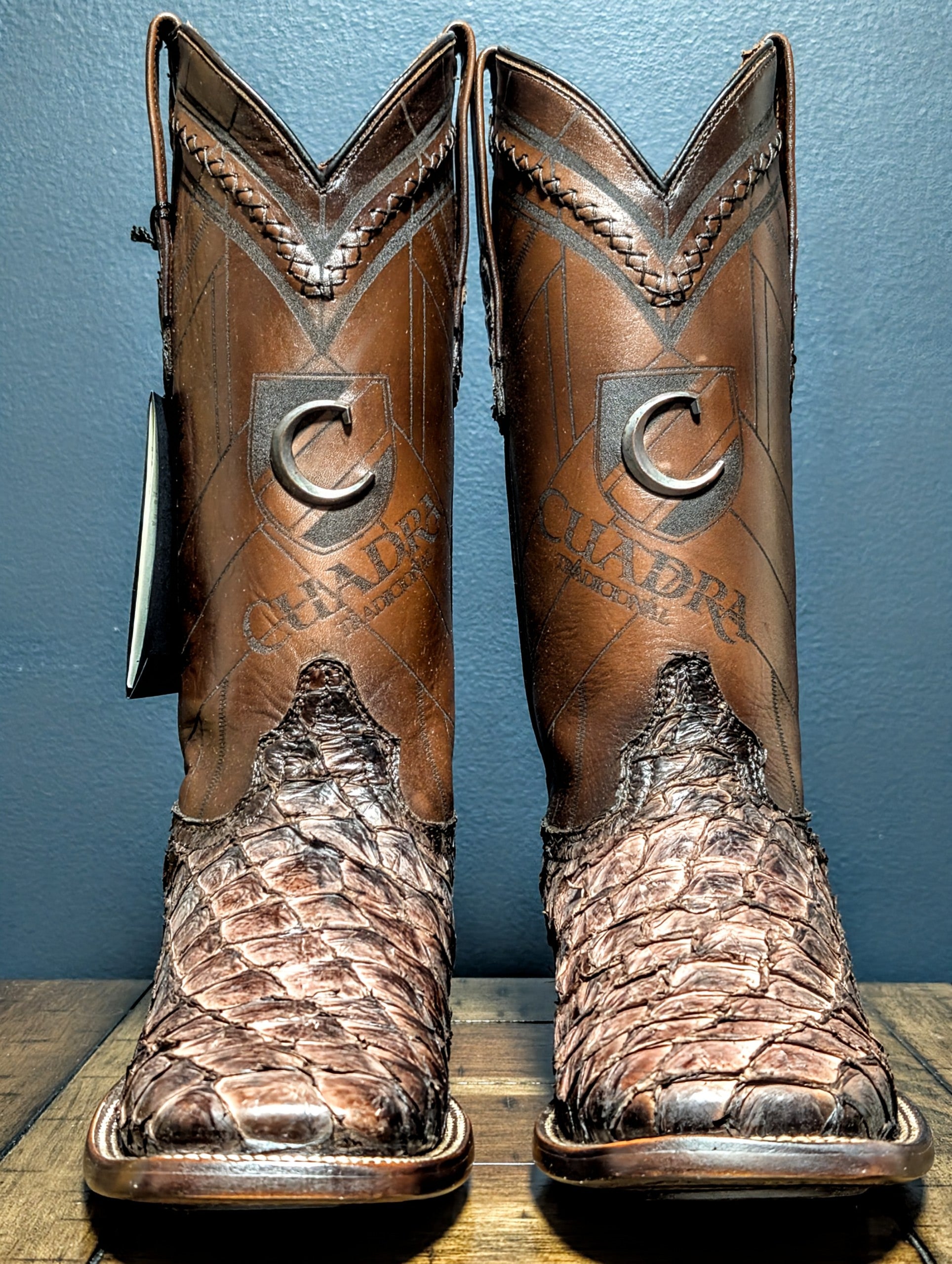 Botas en Piel de Pescado Horma Rodeo