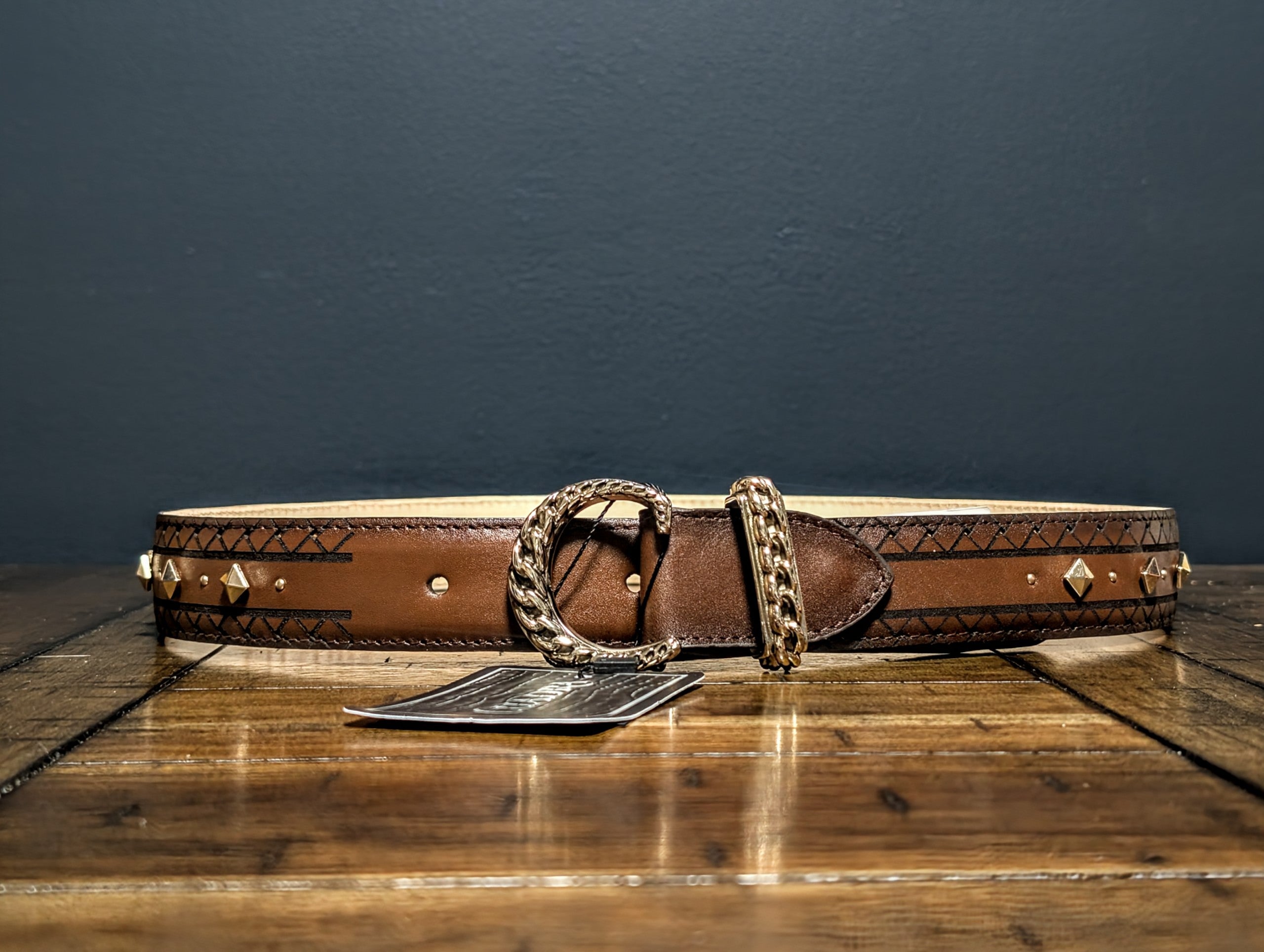 Cinturón de Dama Cuadra en piel Bovina