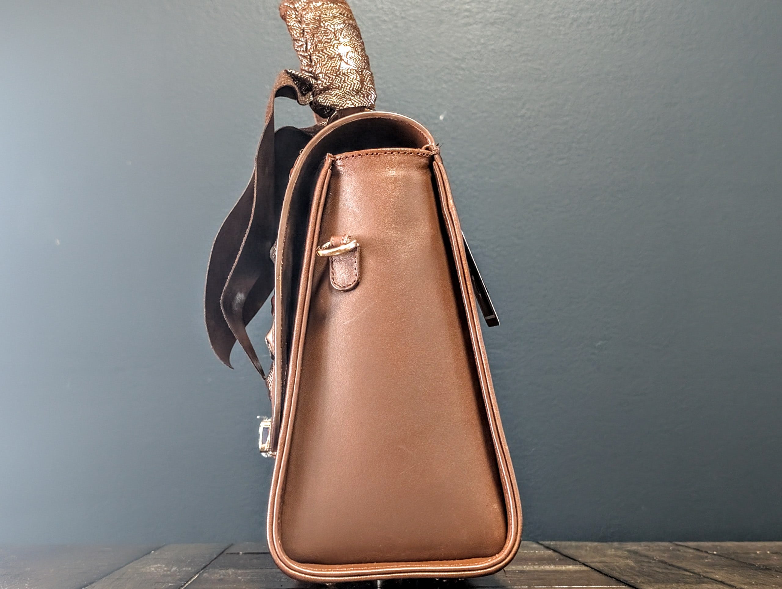 Bolsa de Dama Azteca en Color Cafe