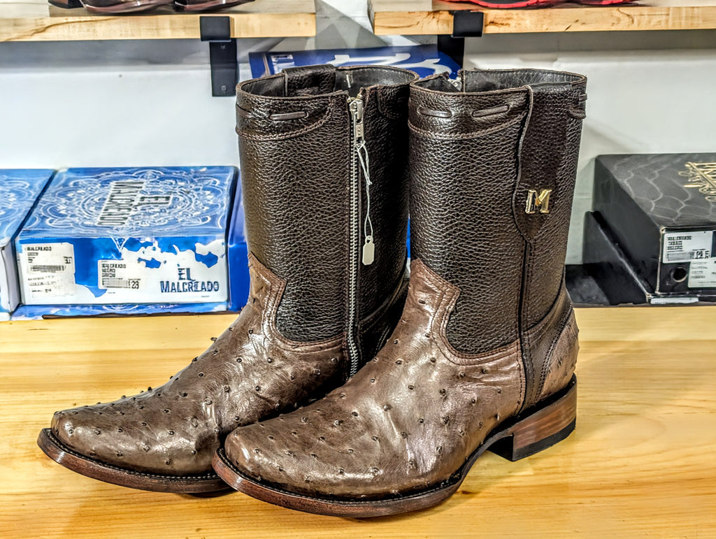 El Malcreado Dylan Avestruz Color Tabaco