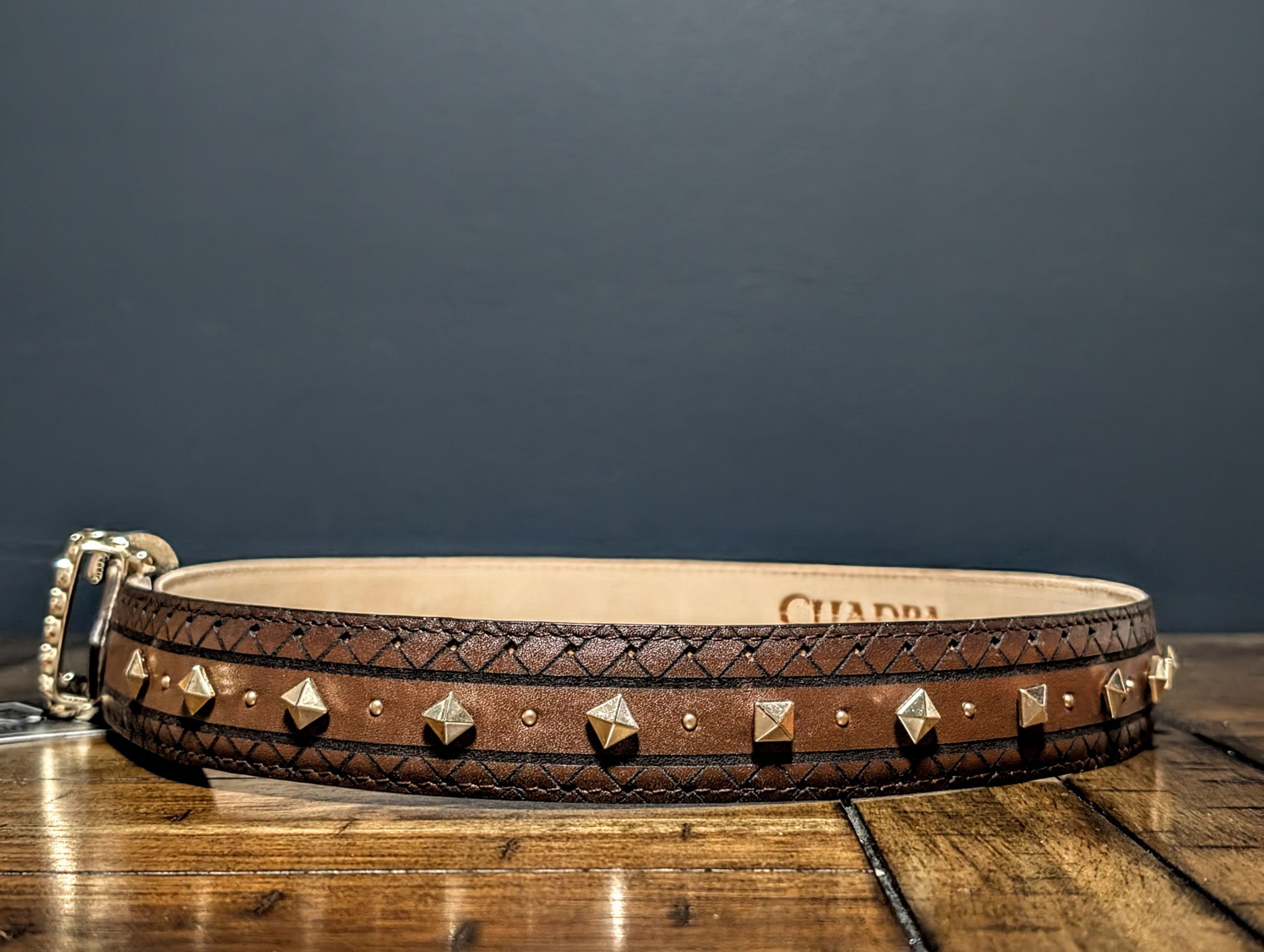 Cinturón de Dama Cuadra en piel Bovina