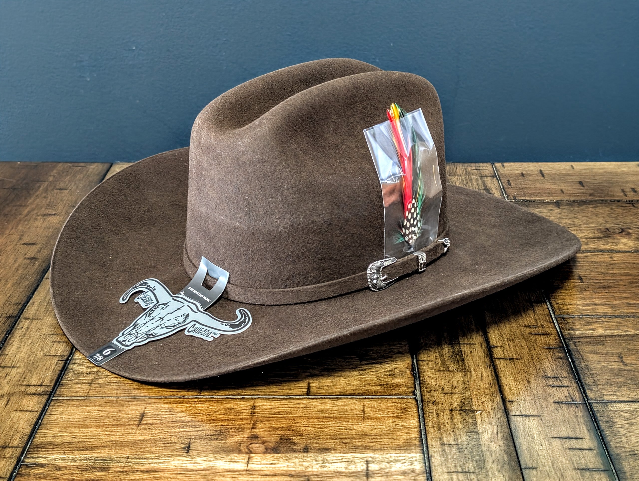 Texana 6X Chaparral Cuernos Chuecos Cafe