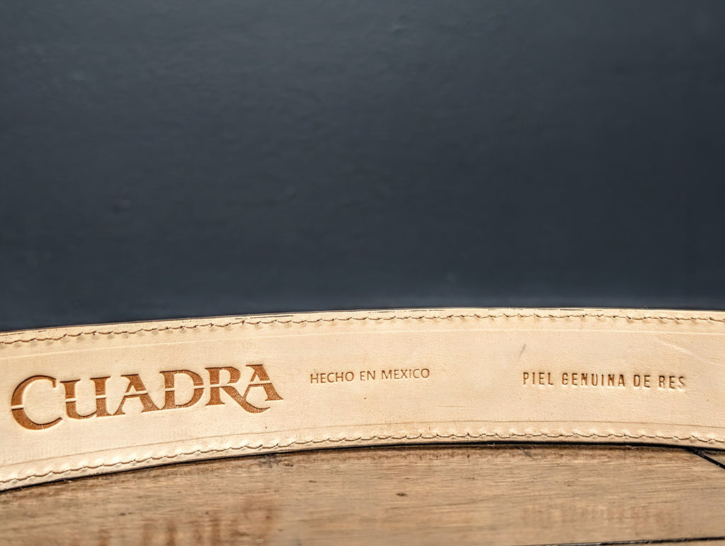 Cinturón de Dama Cuadra en piel Bovina